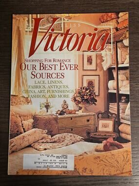 Bliss Victoria Magazine August 1998 Antiques China Art Furnishings